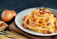 Paste carbonara – rețeta clasică, simplă și delicioasă