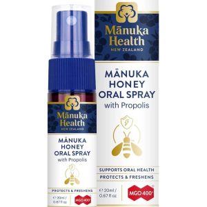 Spray oral cu miere de Manuka MGO 400+ cu Propolis lichid BIO30 (20ml)